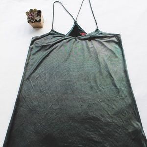 OIL SLICK MINI DRESS